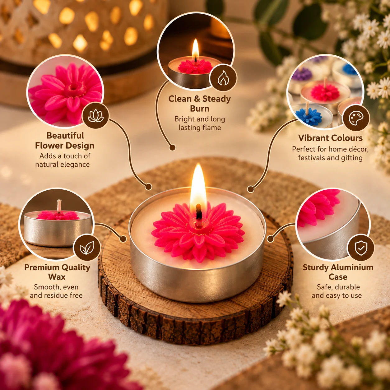 TEA LIGHT CANDLE view 3