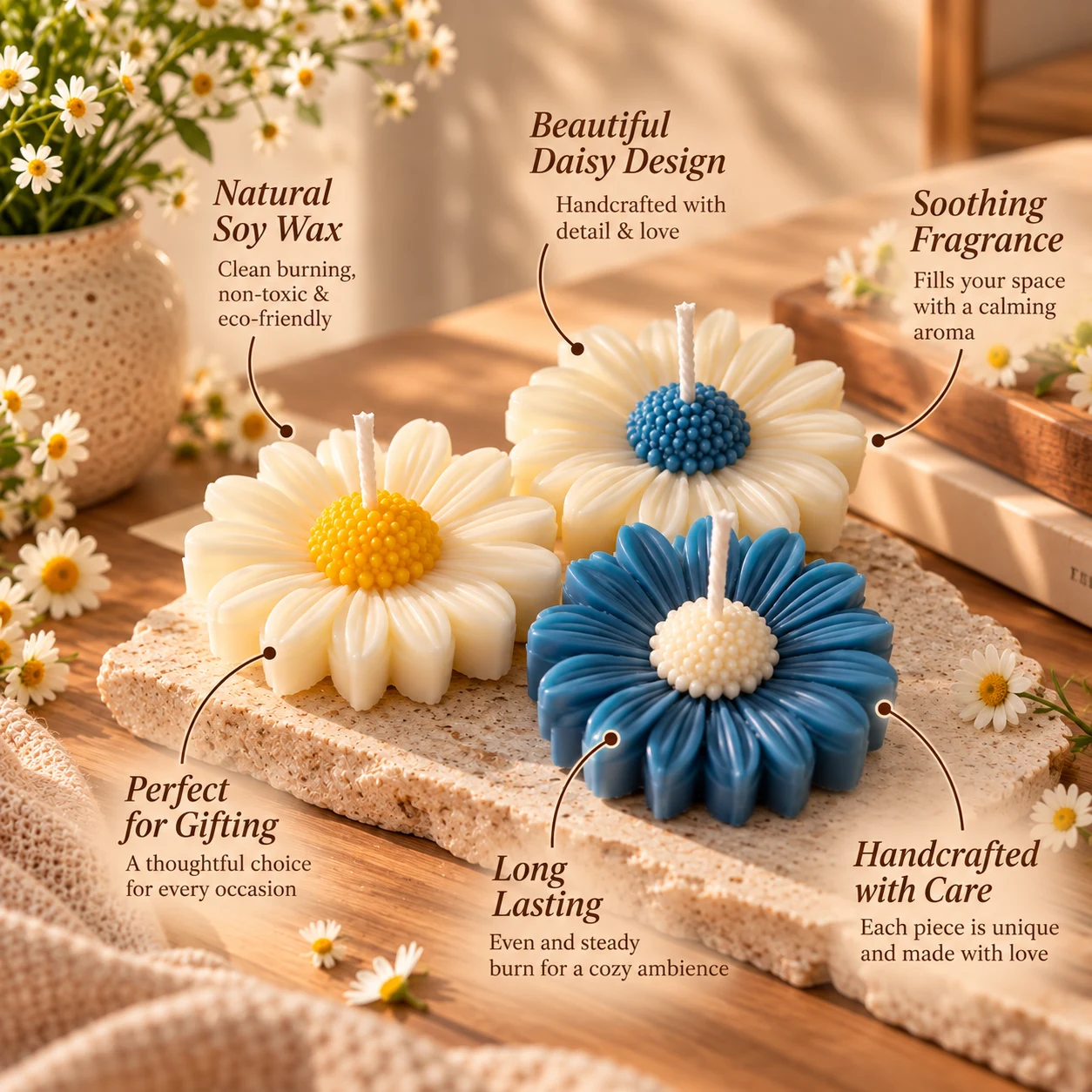 DAISY CANDLE view 3