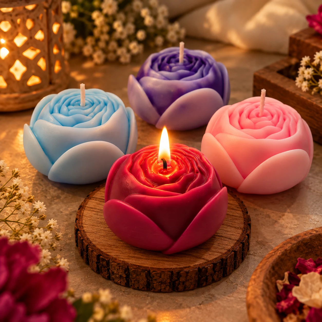ROSE CANDLE view 4