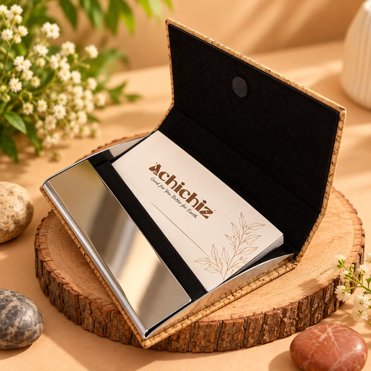 CORK CARD HOLDER view 2