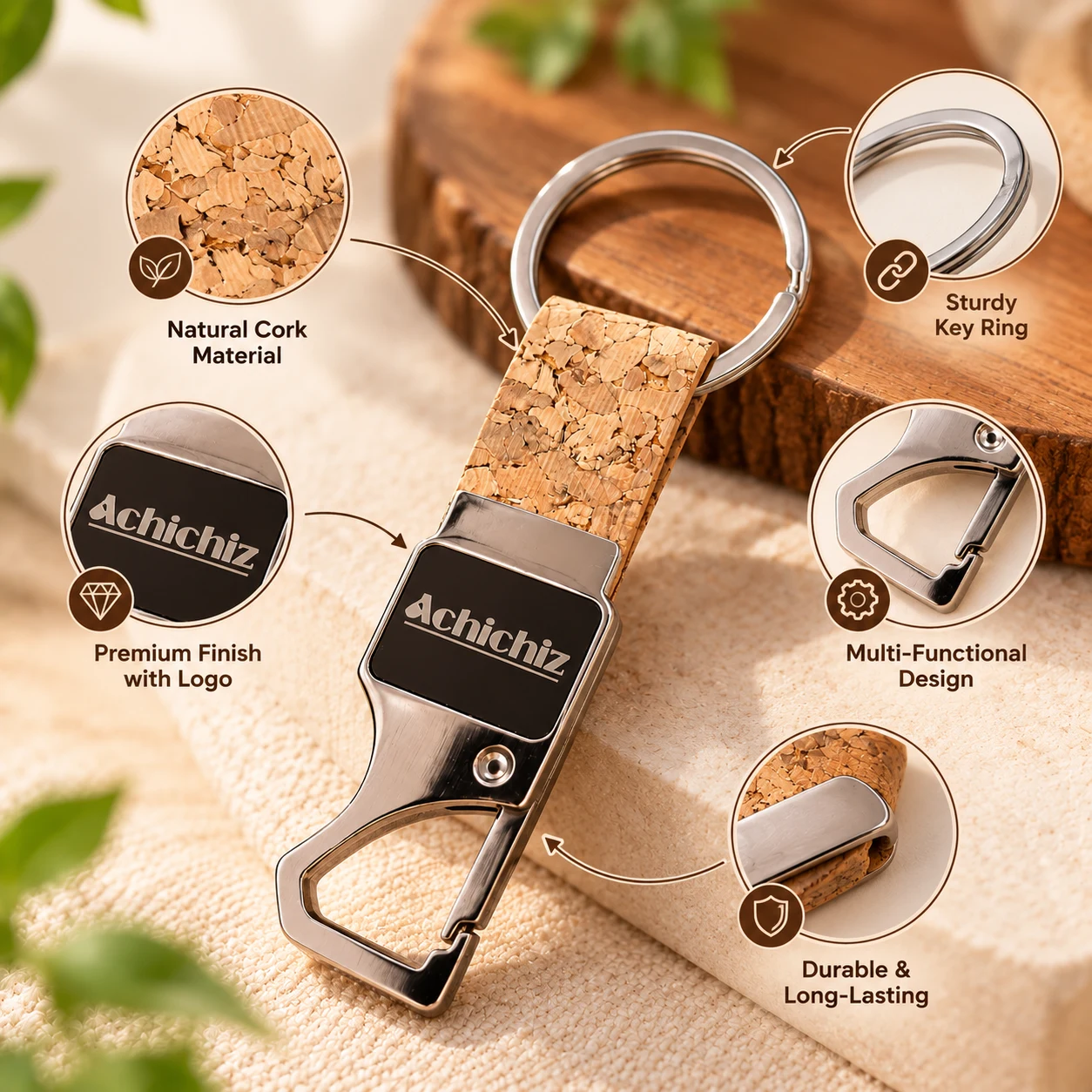 CORK KEYCHAIN view 4