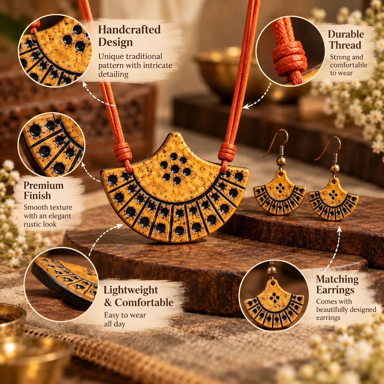 Orange yellow pendent view 4